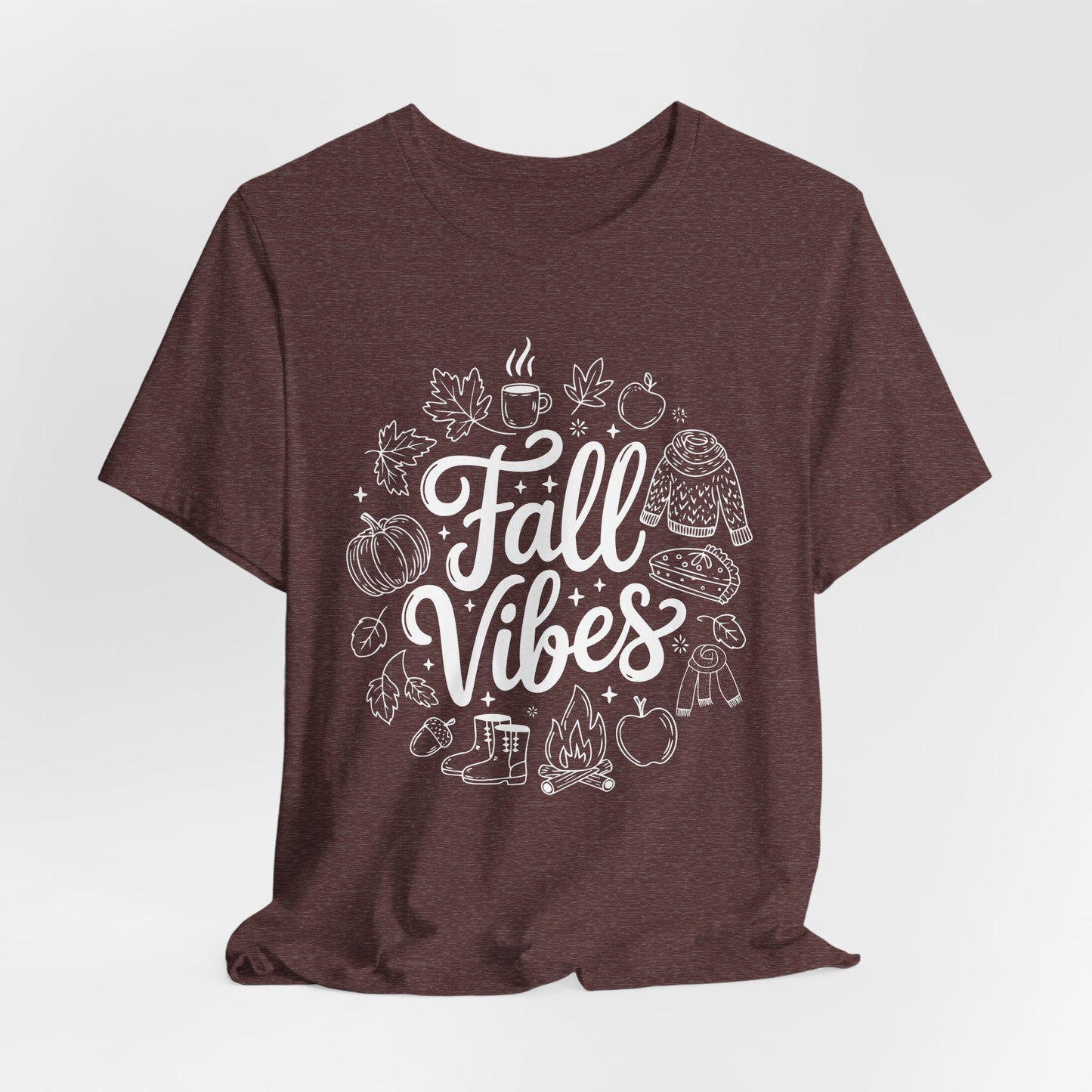 Fall Vibes Unisex Tee - Cozy Autumn T-shirt