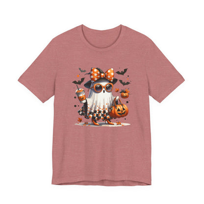 Halloween Ghost Short Sleeve Tee