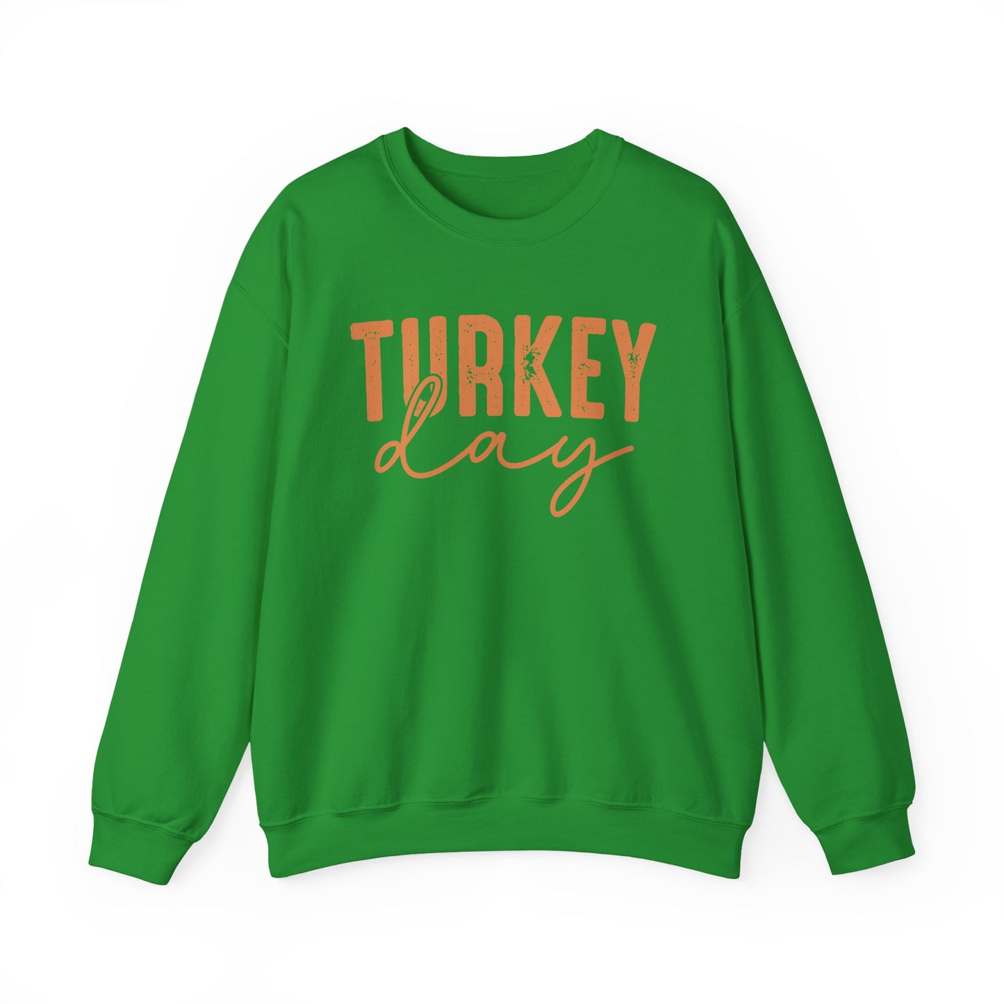 Turkey Day Thanksgiving Gildan Crewneck Sweatshirt