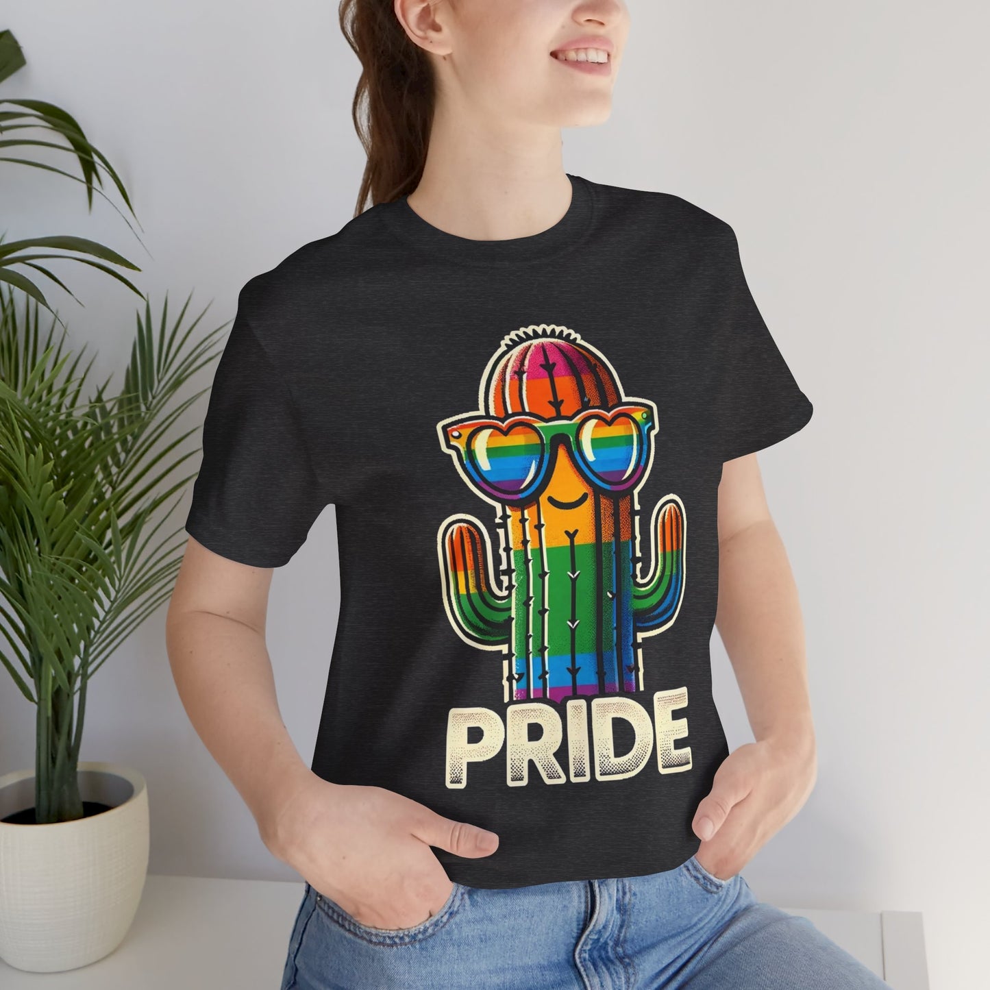 Pride Cactus Unisex Jersey Tee