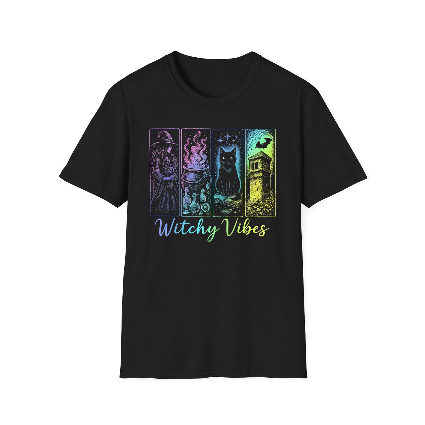 Witchy Vibes Unisex Gildan Softstyle T-Shirt