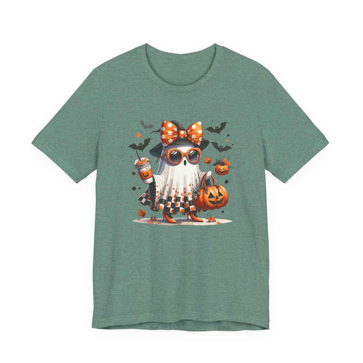 Halloween Ghost Short Sleeve Tee