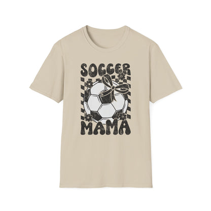 Soccer Mama Checkered Bella Canvas Tee