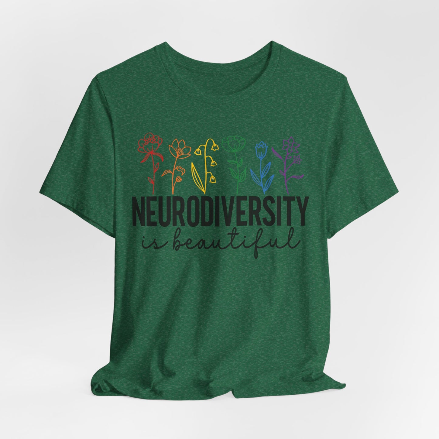 Neurodiversity is Beautiful Tee - Unisex Short Sleeve T-Shirt