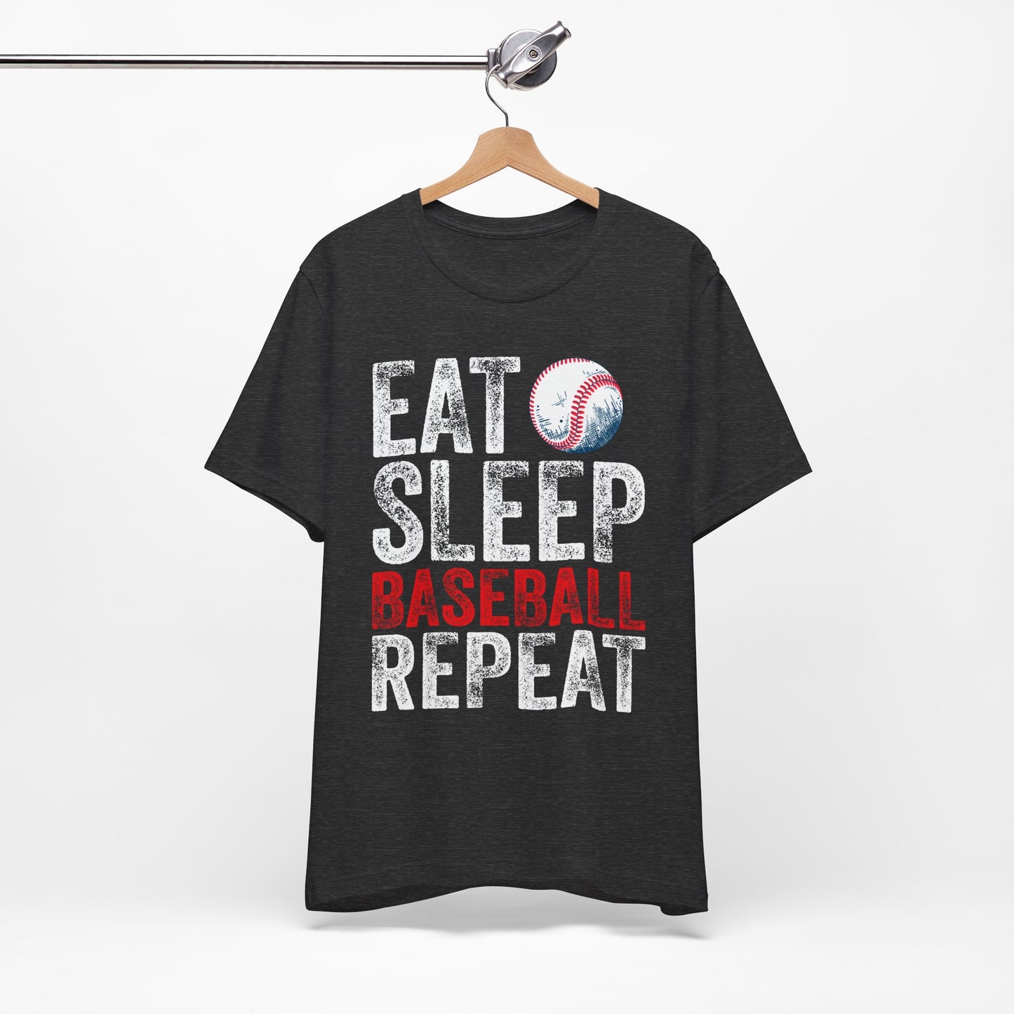 Eat Sleep Baseball Repeat Unisex Tee