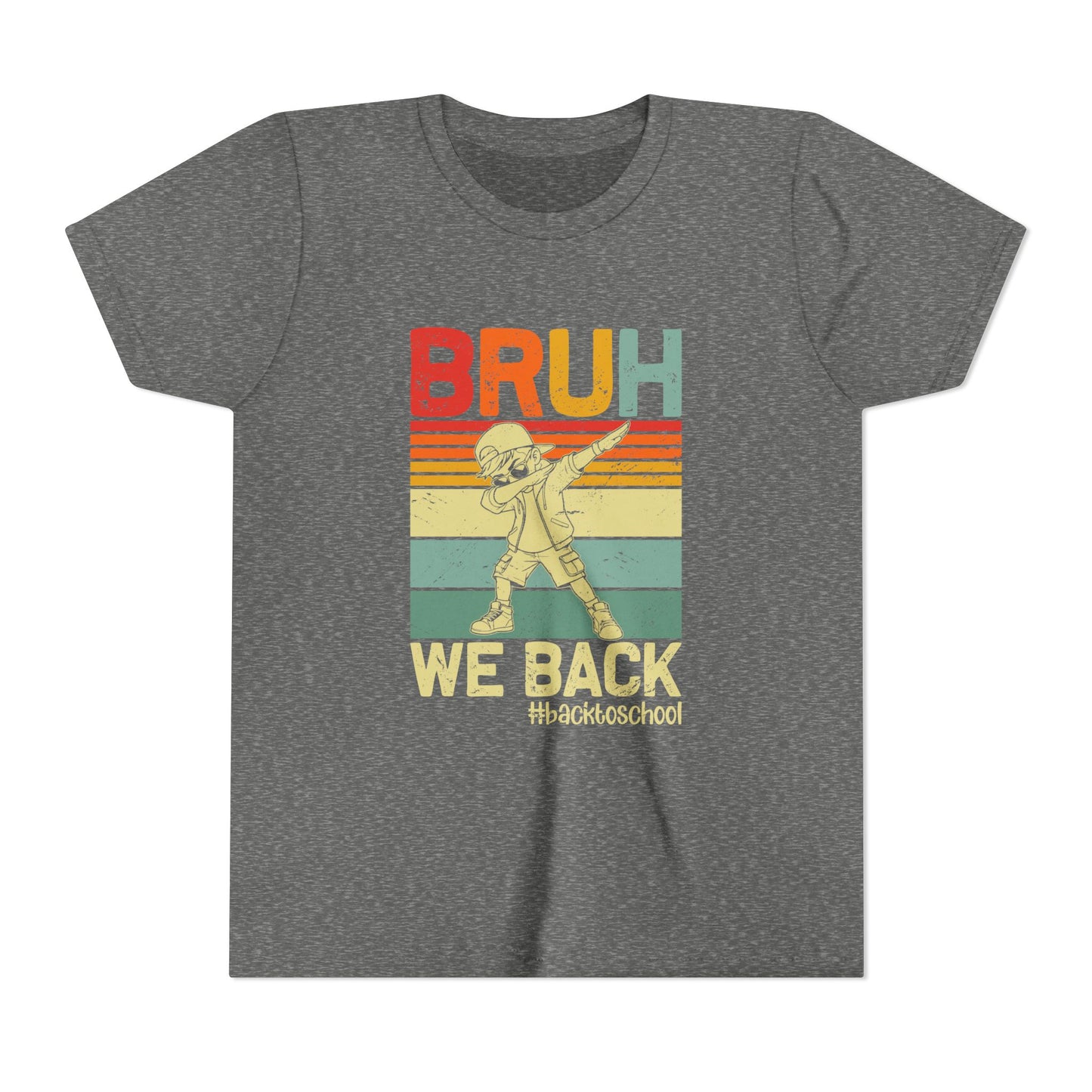 Retro Youth Tee - 'BRUH WE BACK' 80s Inspired Back to School