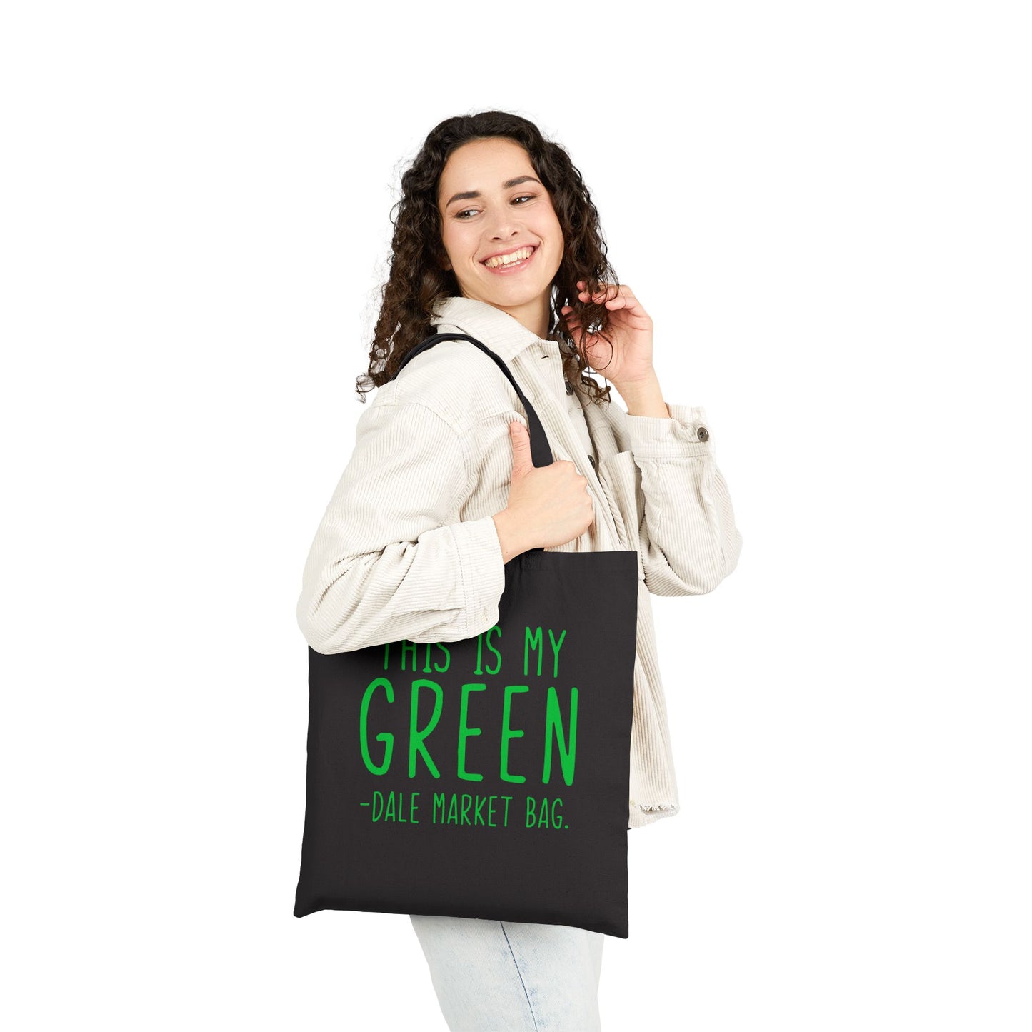 Canvas Tote Bag - This is My Green-dale Market Bag
