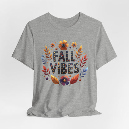 Floral Fall Vibes Bella Canvas Tshirt