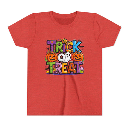 Halloween Youth Short Sleeve Tee, Trick or Treat