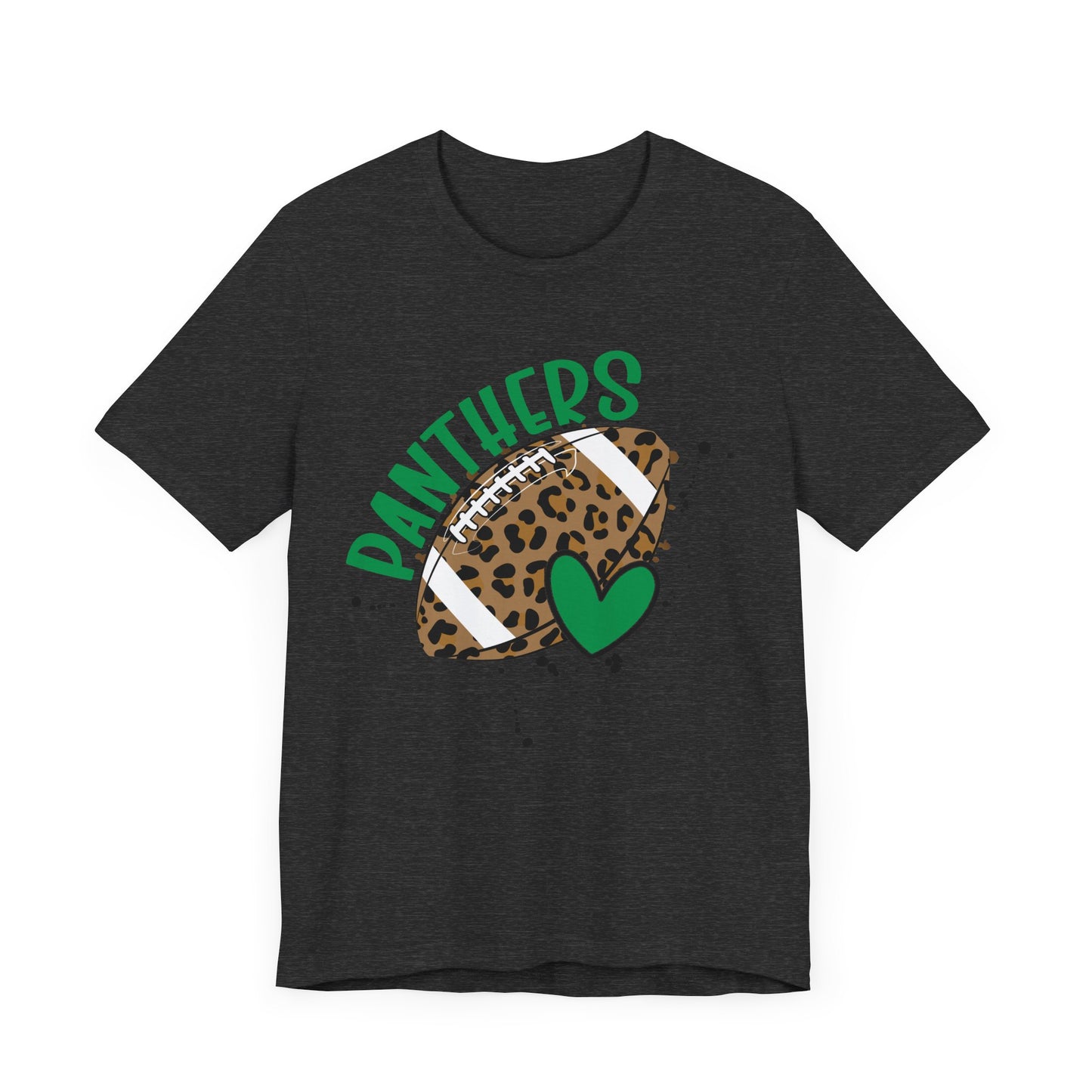 PANTHERS Spirit Unisex Tee - Leopard Football Design