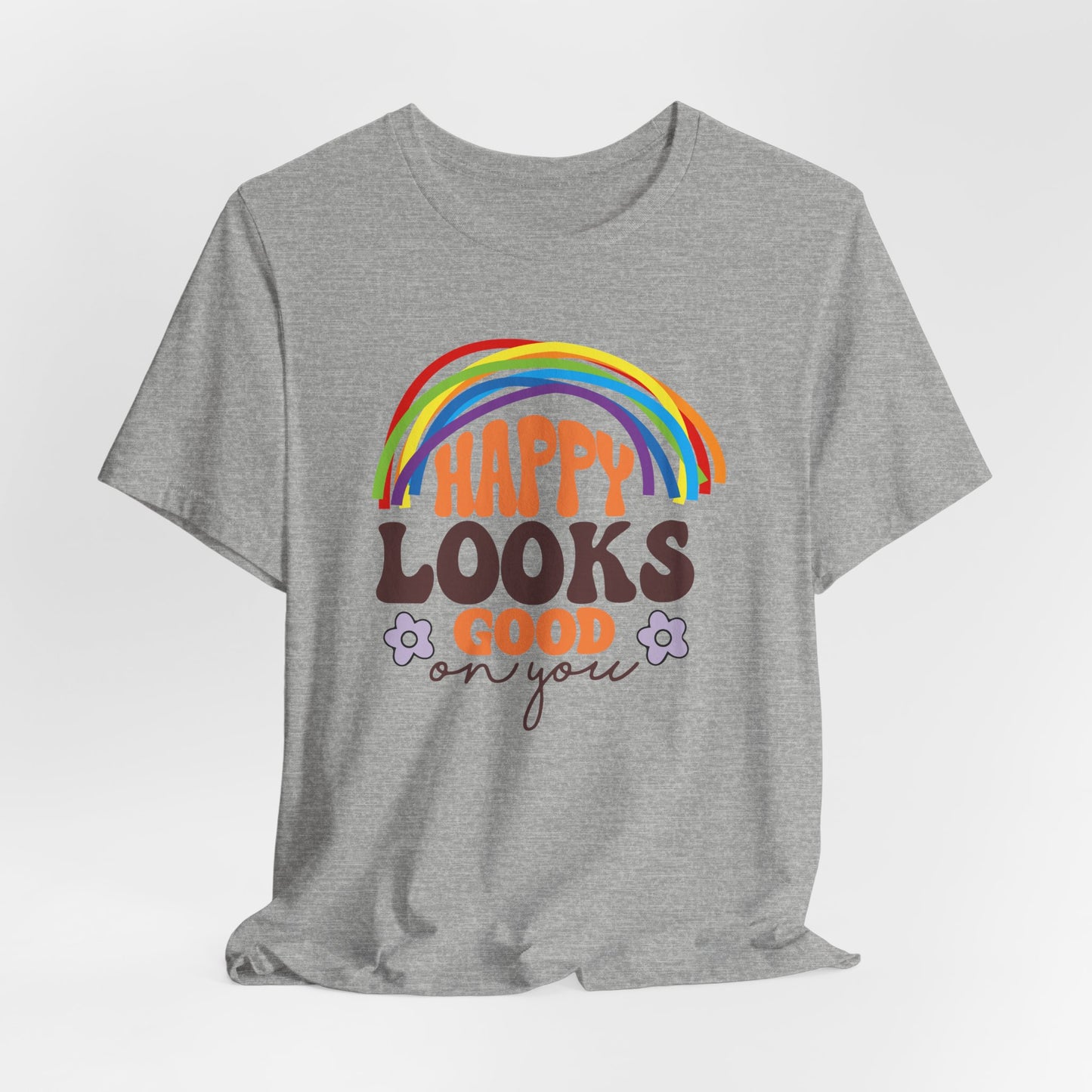 Happy Looks Good on You Tee - Unisex Jersey Short Sleeve T-Shirt for Positive Vibes and Joyful Celebrations