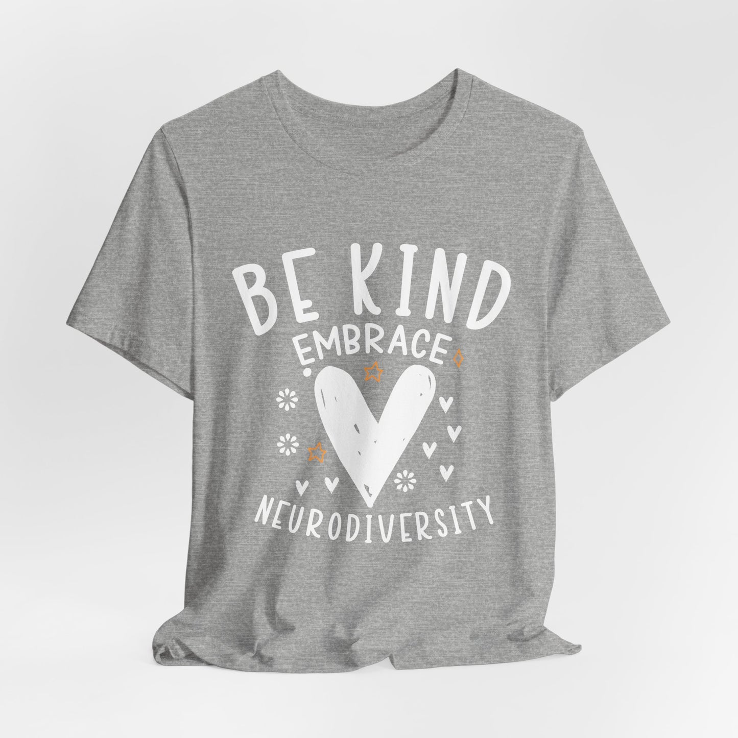 Be Kind Neurodiversity Tee - Unisex Short Sleeve Shirt