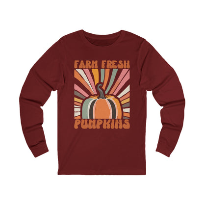 Farm Fresh Pumpkins Long Sleeve Tee