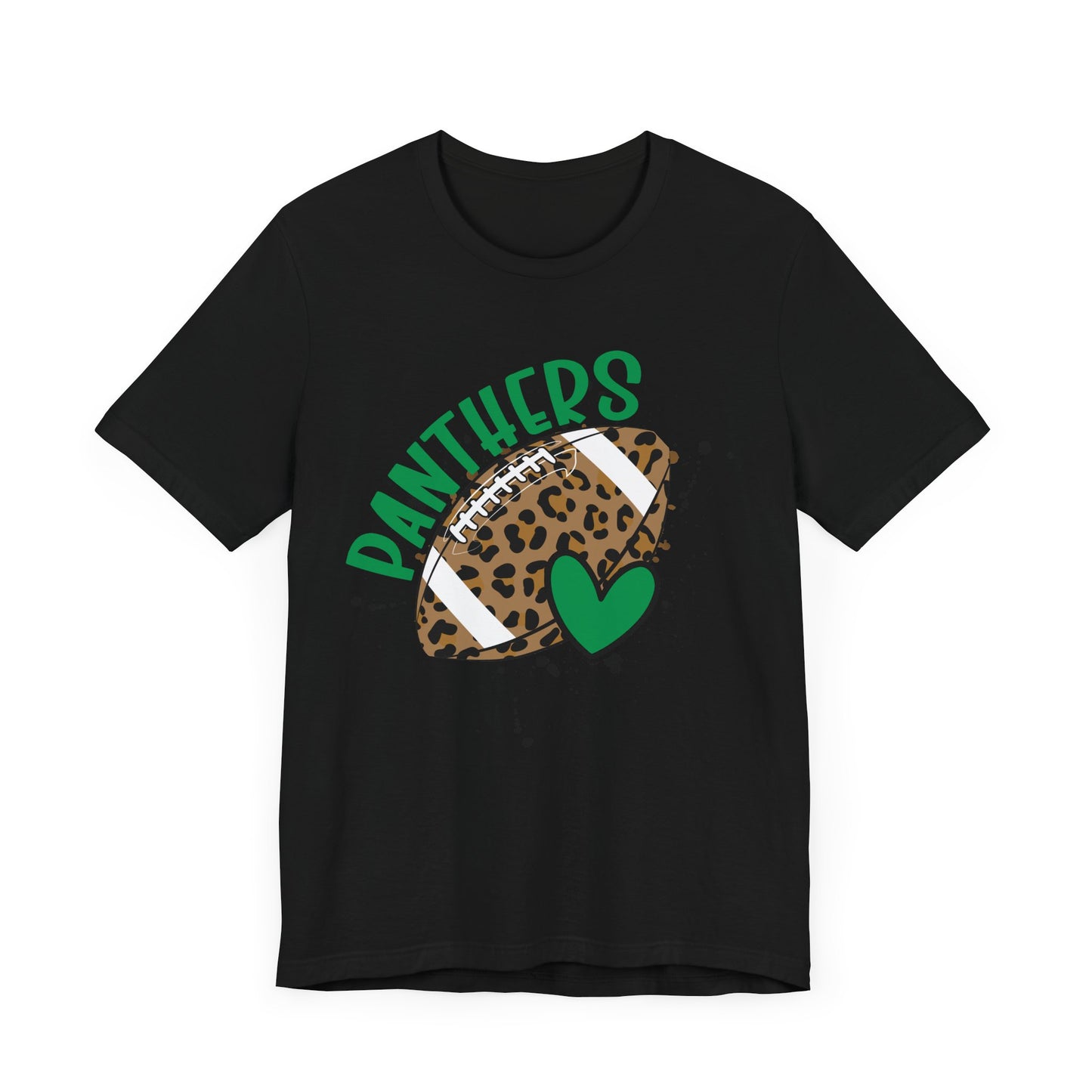 PANTHERS Spirit Unisex Tee - Leopard Football Design