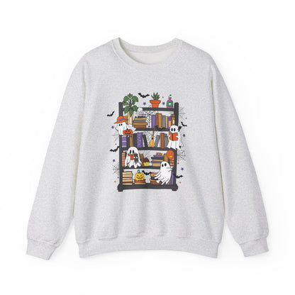 Ghost Library Gildan Crewneck Sweatshirt