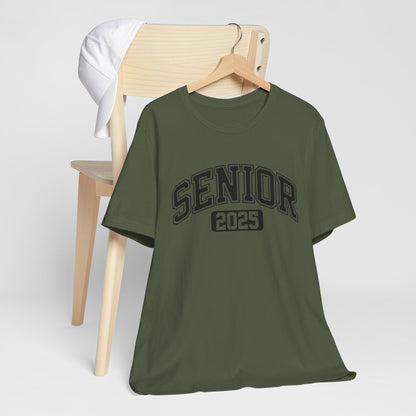 Senior 2025 Unisex Jersey Tee, Graduation Shirt, Class of 2025 Apparel, Senior Year T-Shirt, Back to School Top