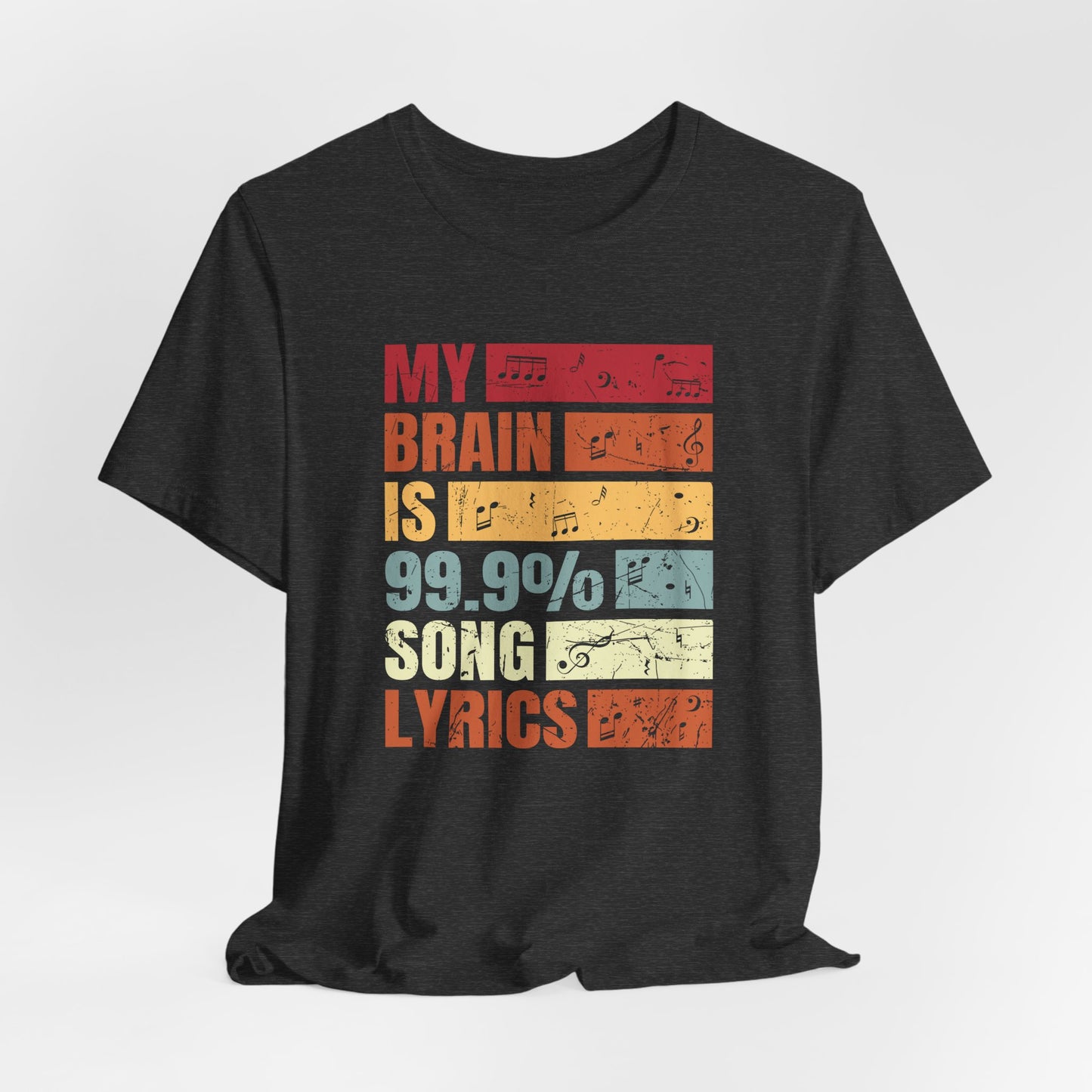 Song Lyrics Unisex Tee, Music Lover Shirt, Gift for Musicians, Funny T-Shirt, Song Lyric Apparel