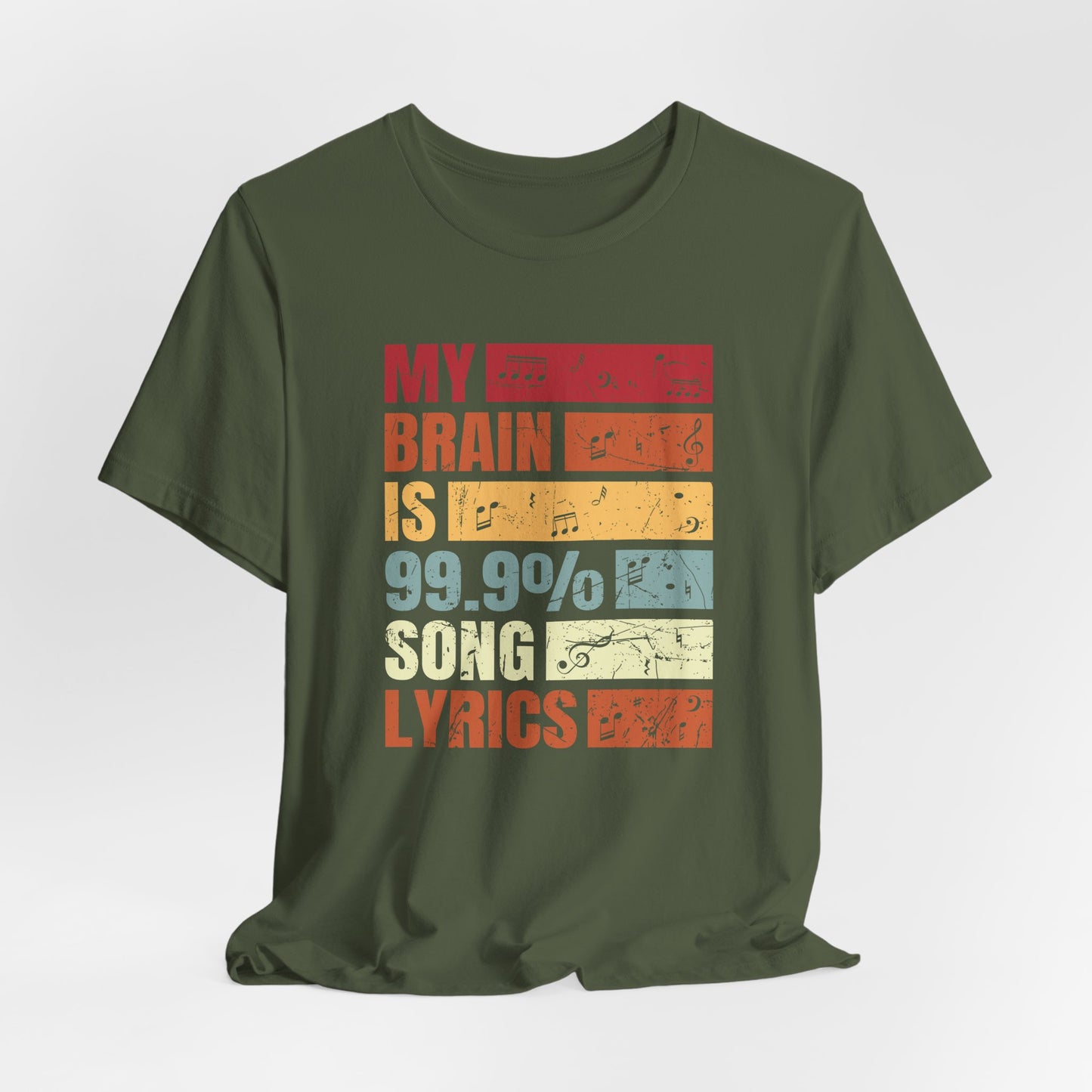 Song Lyrics Unisex Tee, Music Lover Shirt, Gift for Musicians, Funny T-Shirt, Song Lyric Apparel