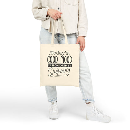 Shopping Mood Canvas Tote Bag