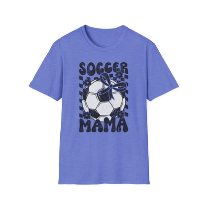 Soccer Mama Checkered Bella Canvas Tee