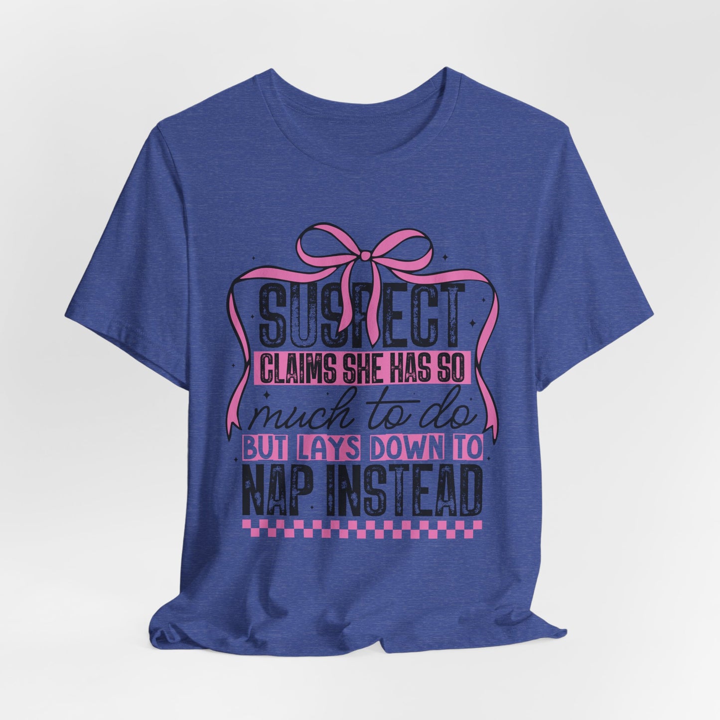 Funny Nap Instead Tee, Unisex Jersey Short Sleeve Shirt