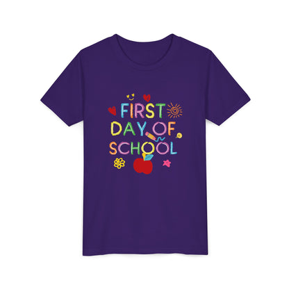 Back to School Youth Tee, First Day of School Shirt