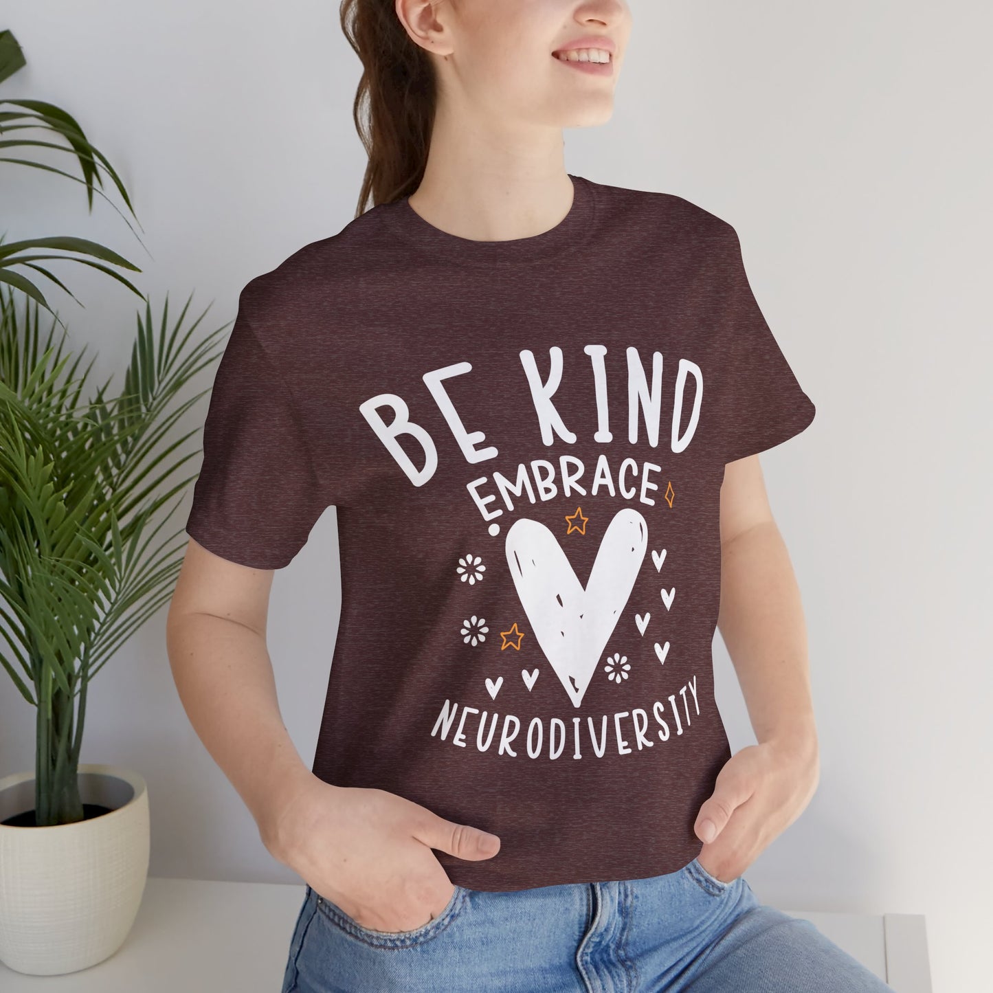Be Kind Neurodiversity Tee - Unisex Short Sleeve Shirt