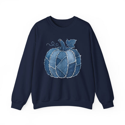 Denim Pumpkin Gildan Crewneck