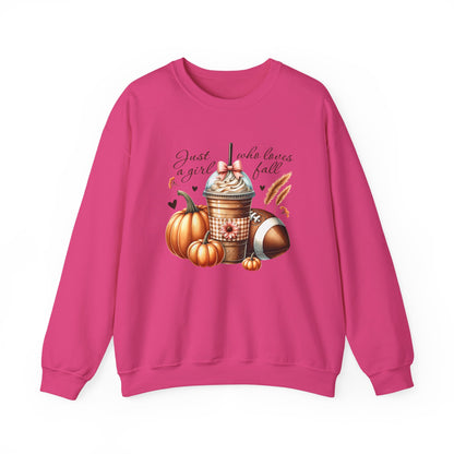 Coffee Pumpkin Football Gildan Crewneck Sweatshirt