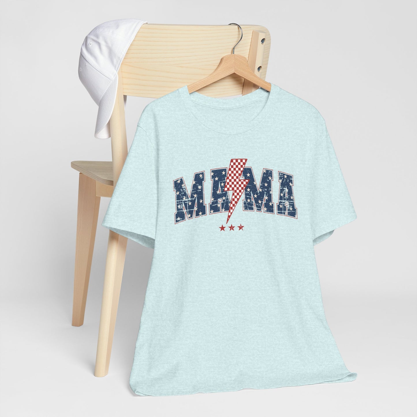 Patriotic Unisex Short Sleeve Tee - 'MAMA' Design