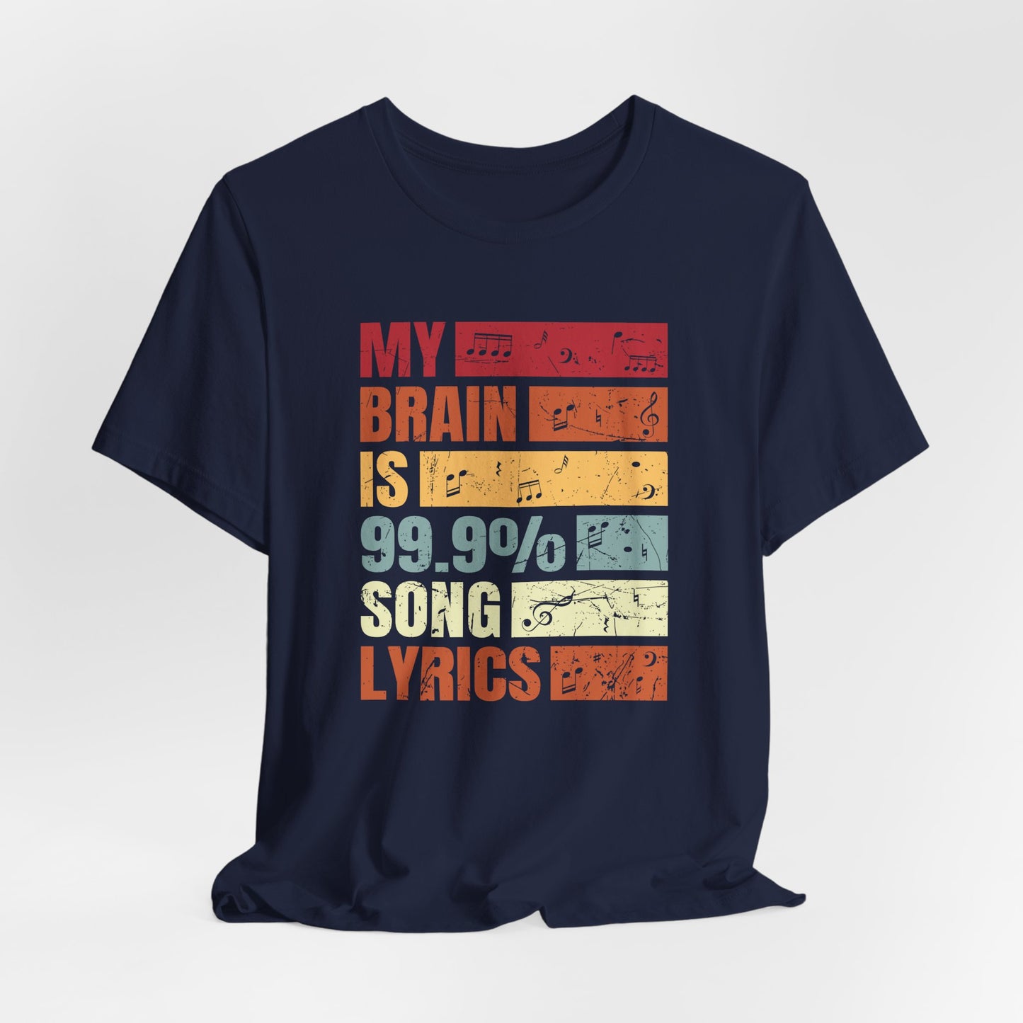 Song Lyrics Unisex Tee, Music Lover Shirt, Gift for Musicians, Funny T-Shirt, Song Lyric Apparel